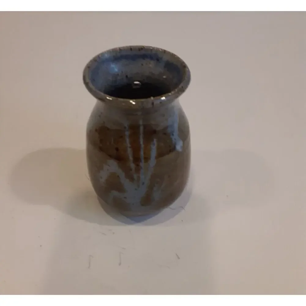Miniature Handmade Stoneware Hanging Vase Versatile Decor Masculine